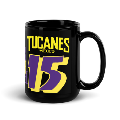 #5 TRAVIS  ETHRIDGE - TUCANESMX Black Glossy Mug