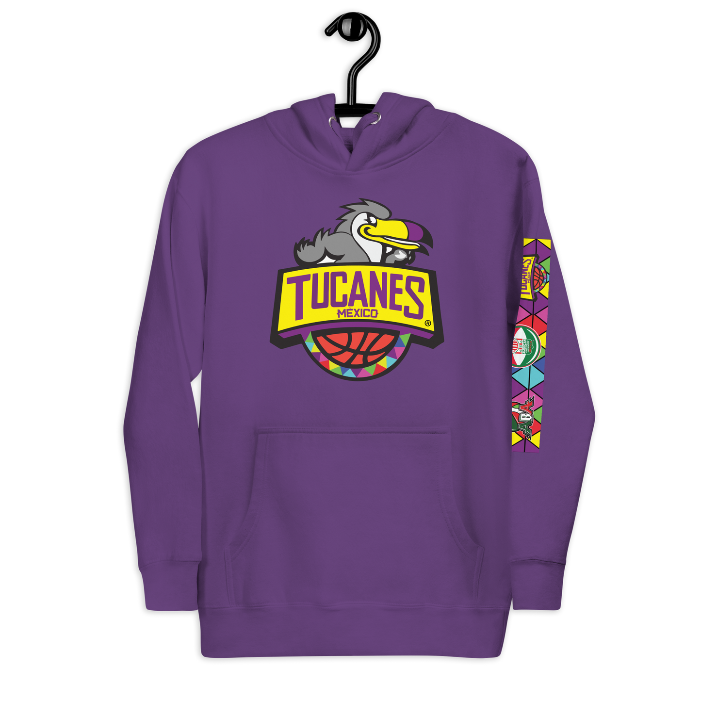 "Soar in Style: TUCANESMX Purple Hoodie Now Available!"