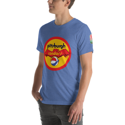 PITTSBURGH CONDORS | ABA OLD SCHOOL - Short-Sleeve Unisex T-Shirt