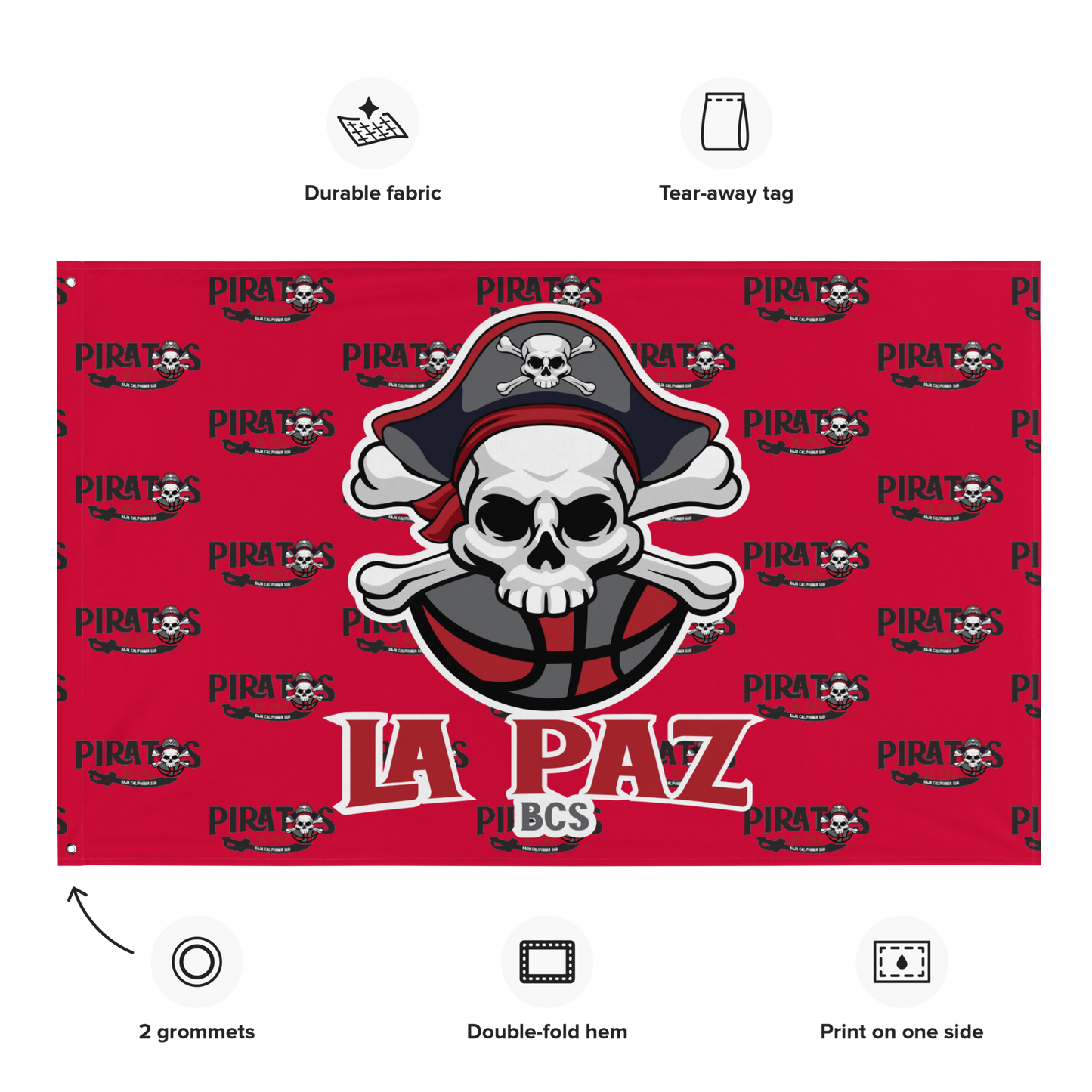 Introducing the Piratas de la Paz Fan Flag! 🏴‍☠️⚓"