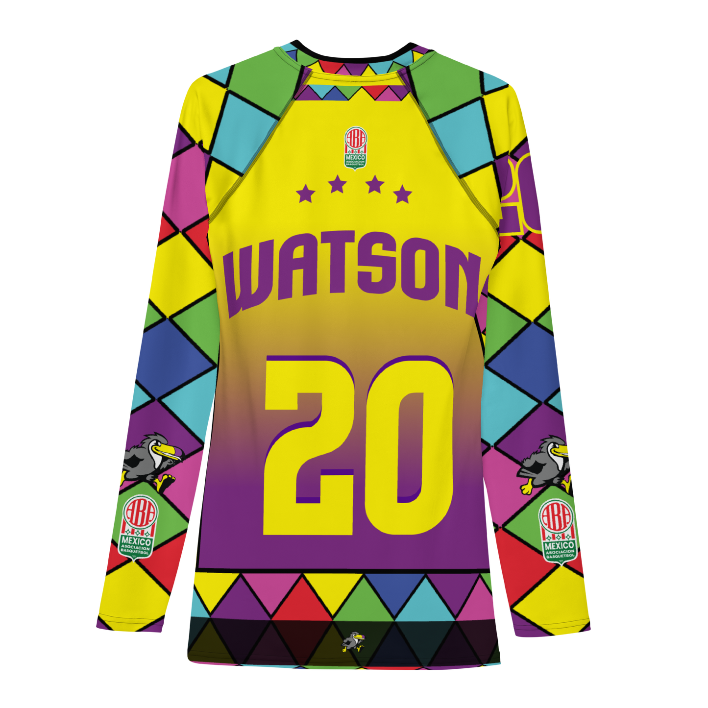 "Unleash Your Style Game with the Lenell Watson #20 TucanesMX Training Long Sleeve Jersey!