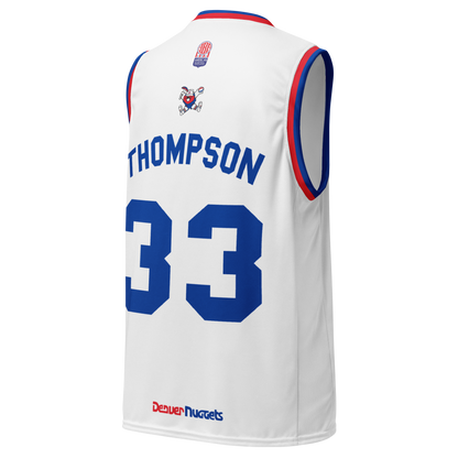 Introducing the "ABA Legends: David Thompson #33 Retro Denver Nuggets Jersey"!