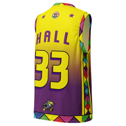 Earl Hall #33 Tucanes MX Basketball Jersey - Sunset Special Limited Edition! 🌅