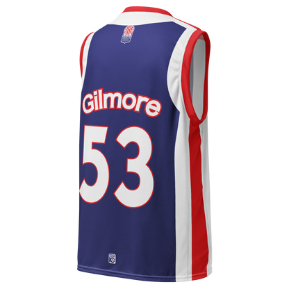 ABA Hall of Famer Artist Gilmore #53 Jersey - Kentucky Colonels Edition:
