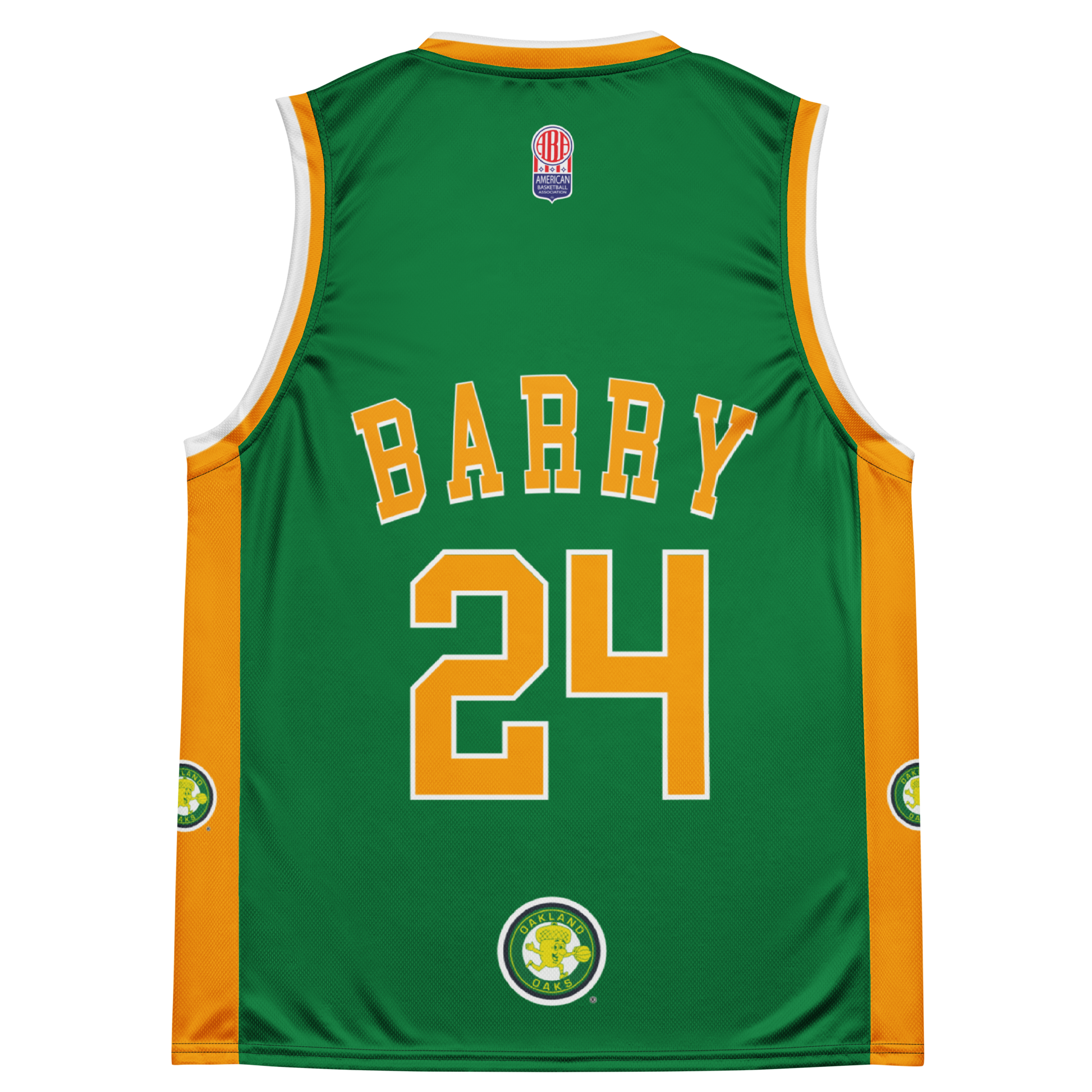 Basketball Jerseys Rick Barry #24 Washington Caps ABA Jersey Green