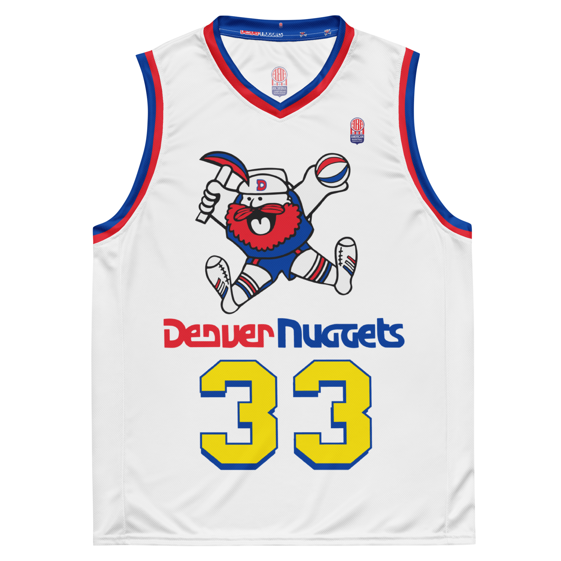 abamx Store Introducing The ABA Legends: David Thompson #33 Retro Denver Nuggets Jersey! 3XL