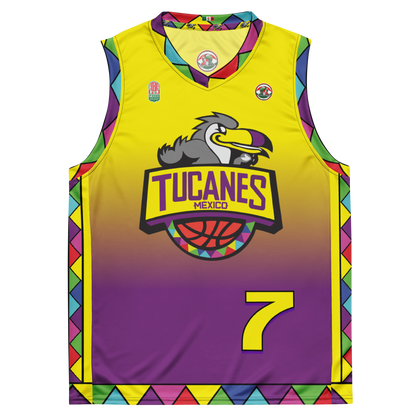 Vondell Livingston Jr. #7 Tucanes MX Basketball Jersey 🏀✨
