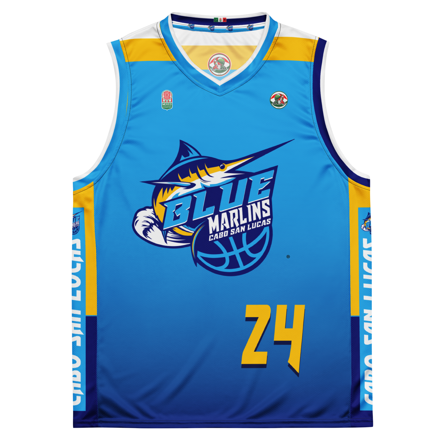 Cabo San Lucas Blue Marlins ABA Team Jersey: