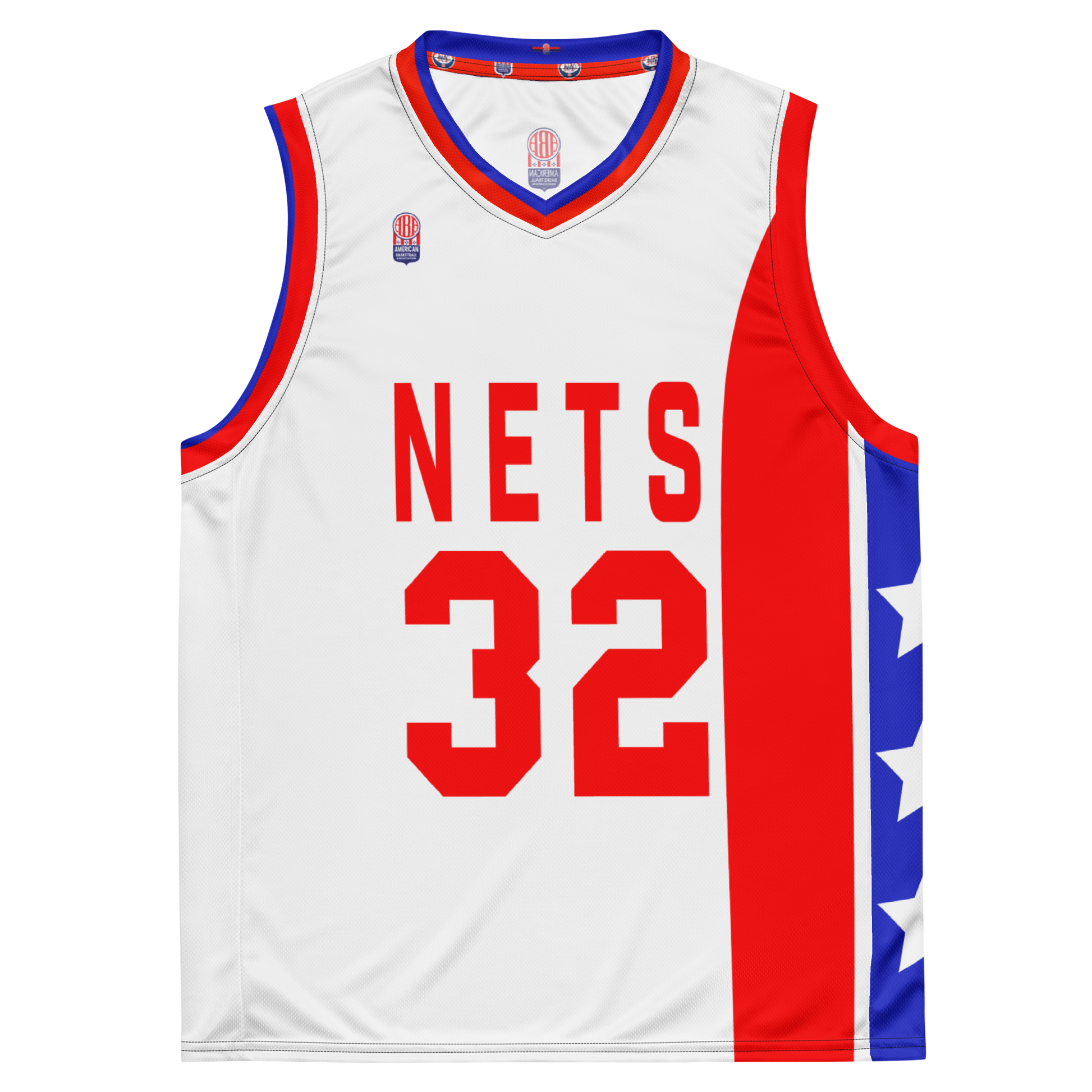 1997 Julius Erving New Jersey Nets Champion Gold Logo ABA Jersey