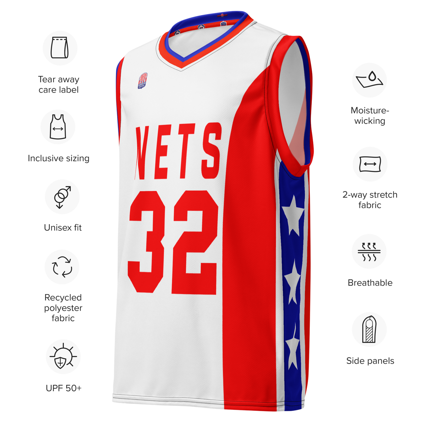 New York Nets ABA Team Jersey - Julius Erving Special Edition
