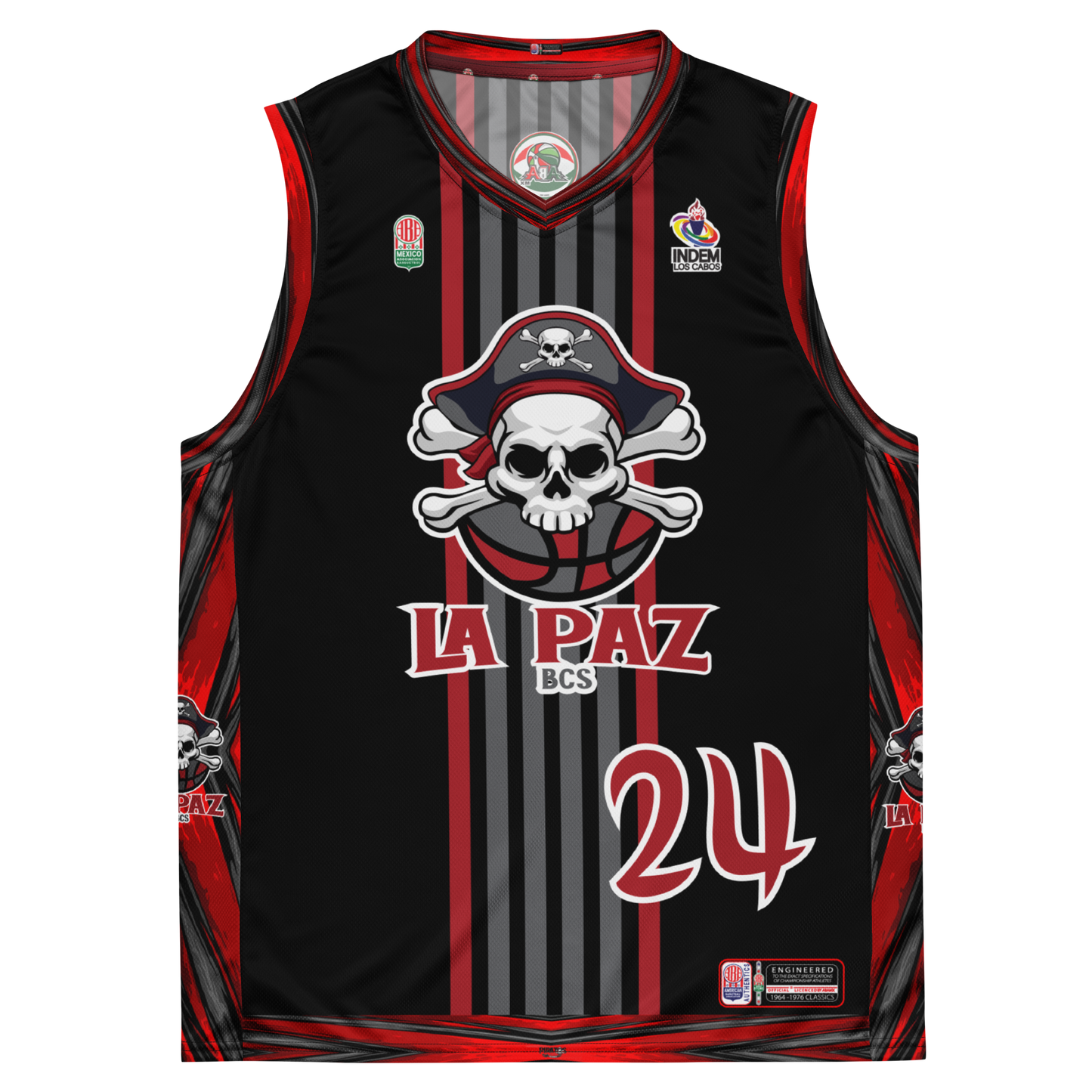 The La Paz Piratas Basketball Team's Black Jersey