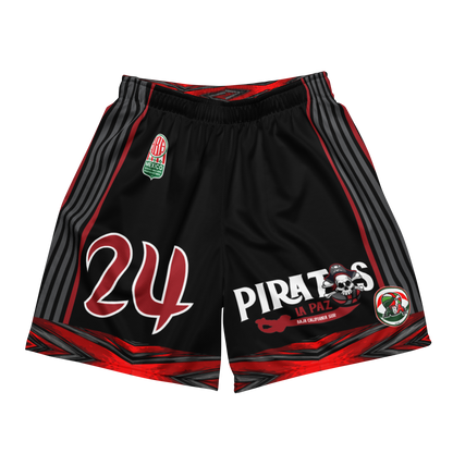 The La Paz Piratas Basketball Team's Black Team Shorts