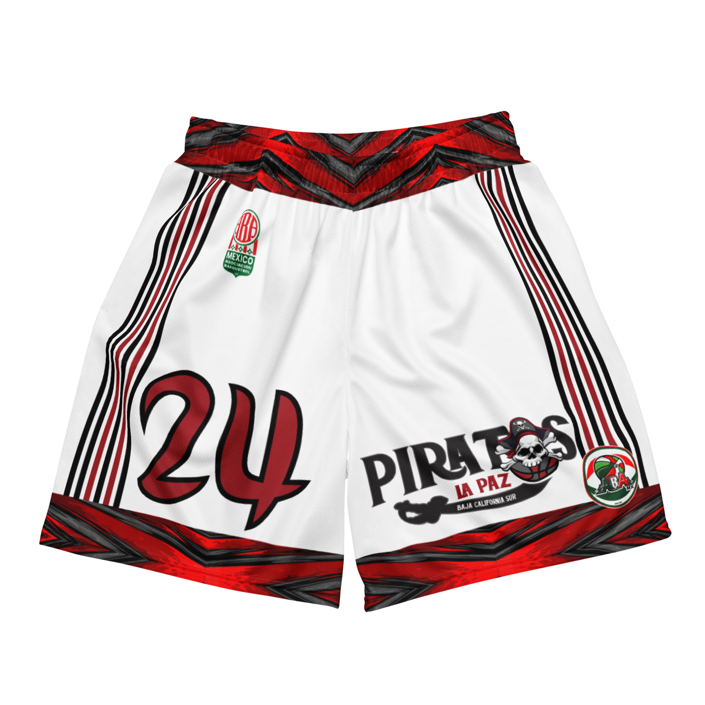 The White La Paz Pirata Home Game Shorts