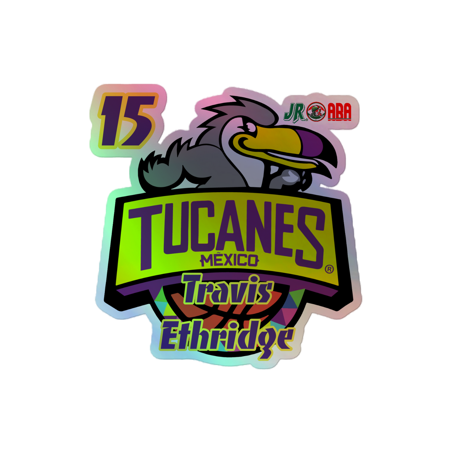 #15 TRAVIS ETHRIDGE - TMX Holographic stickers