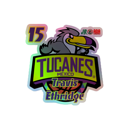 #15 TRAVIS ETHRIDGE - TMX Holographic stickers