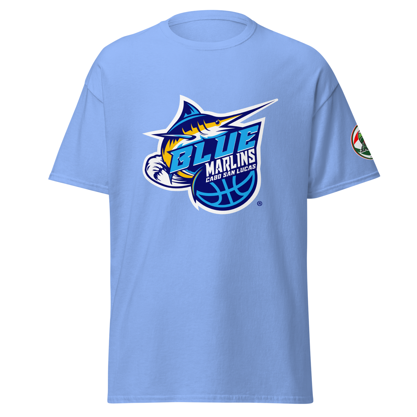 Blue Marlins of Cabo San Lucas Basketball Team Fan T-Shirt