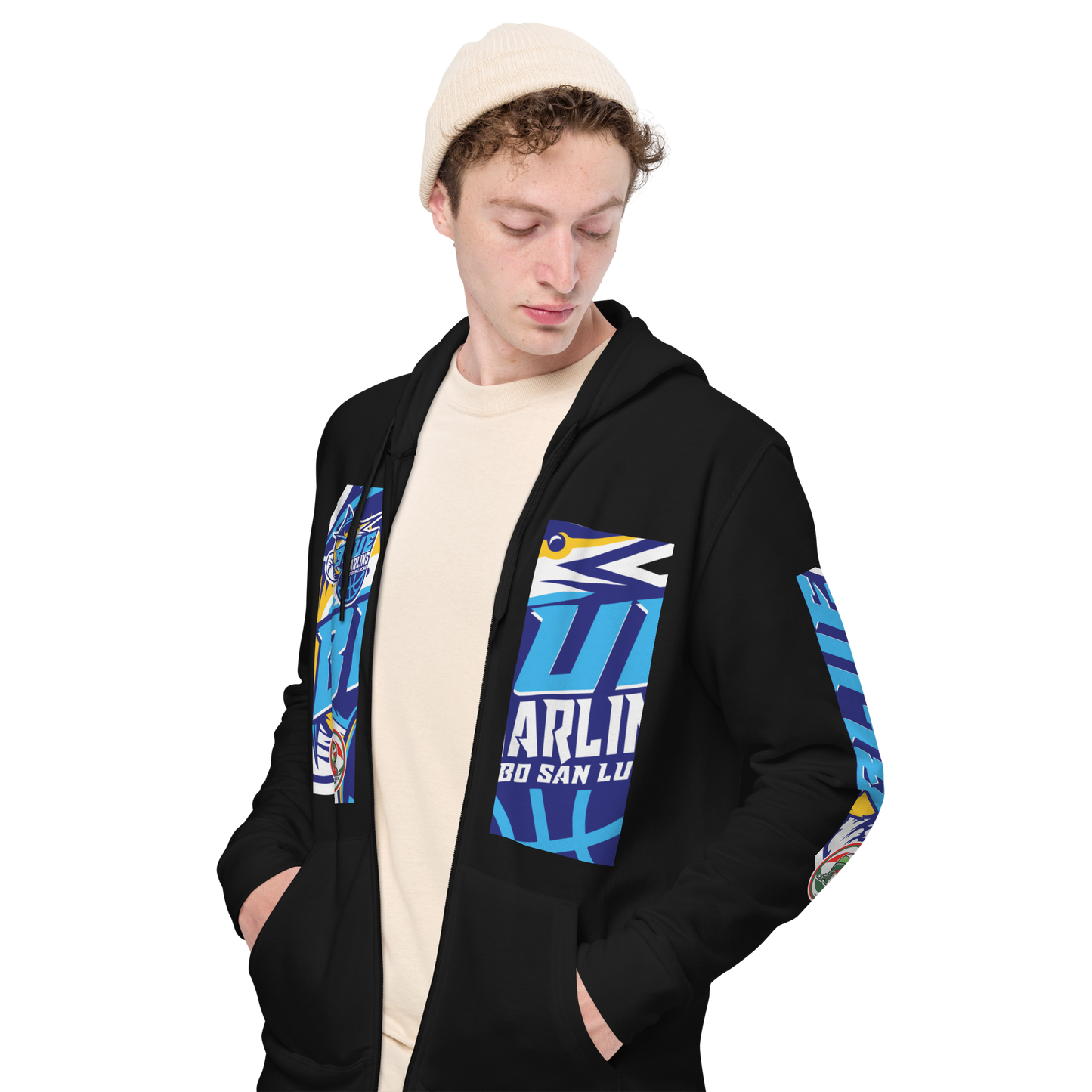 BLUE MARLINS TEAM zip hoodie – abamx store