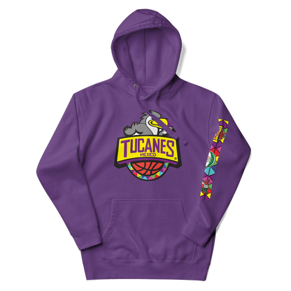 "Soar in Style: TUCANESMX Purple Hoodie Now Available!"