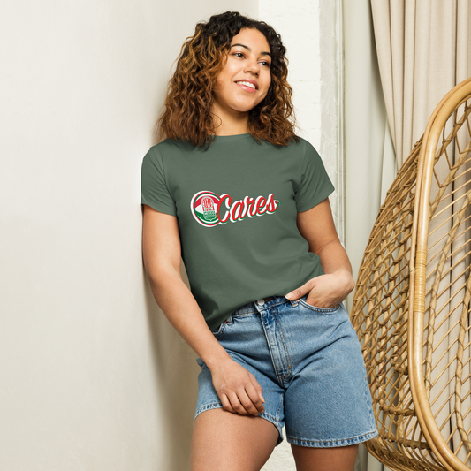 ABA MX  CARES • Women’s high-waisted t-shirt