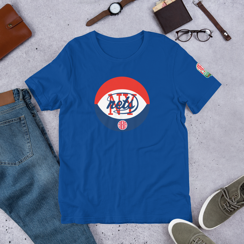 NEW YORK NETS | RETRO OLD SCHOOL ABA - Short-Sleeve Unisex T-Shirt