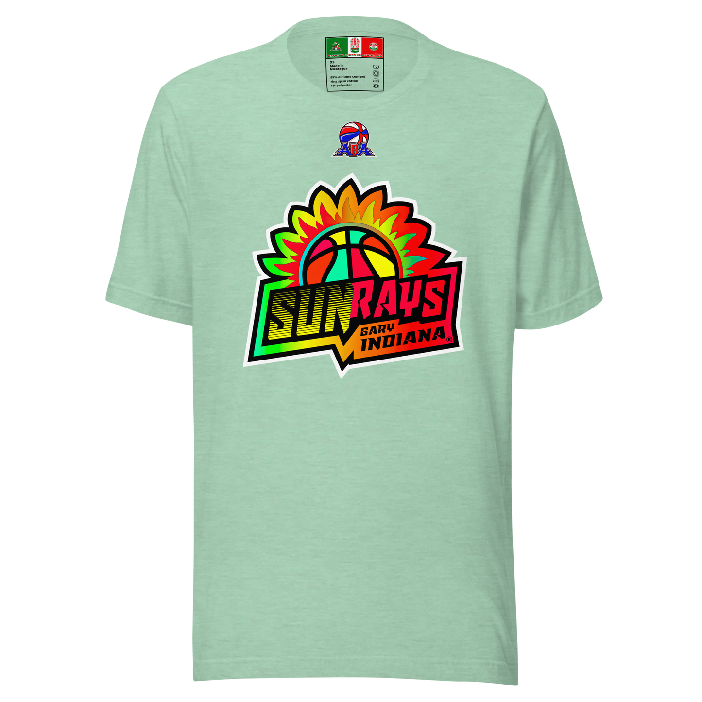 SUN RAYS • GARY INDIANA ABA BASKETBALL OFFICIAL Unisex t-shirt