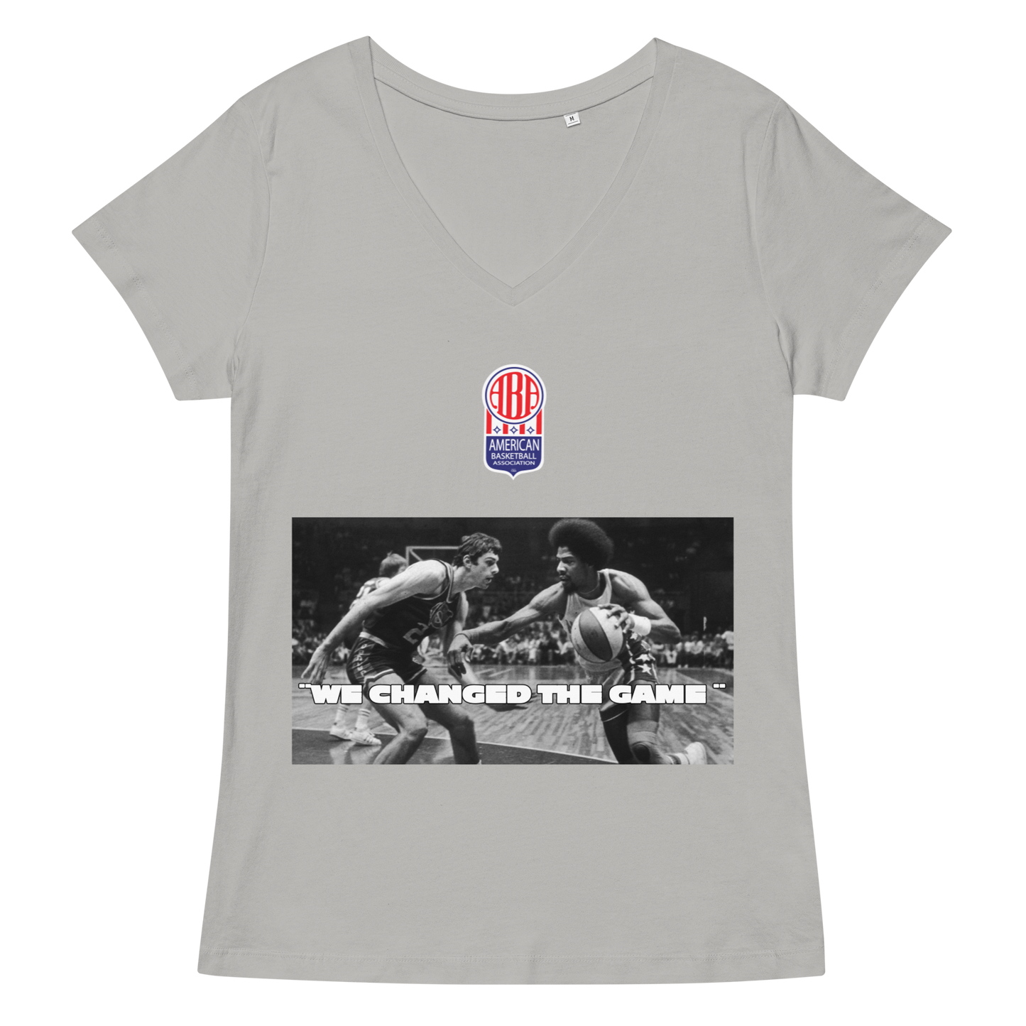 ABA RETRO CLASSIC ERA - ABA Women’s fitted v-neck t-shirt